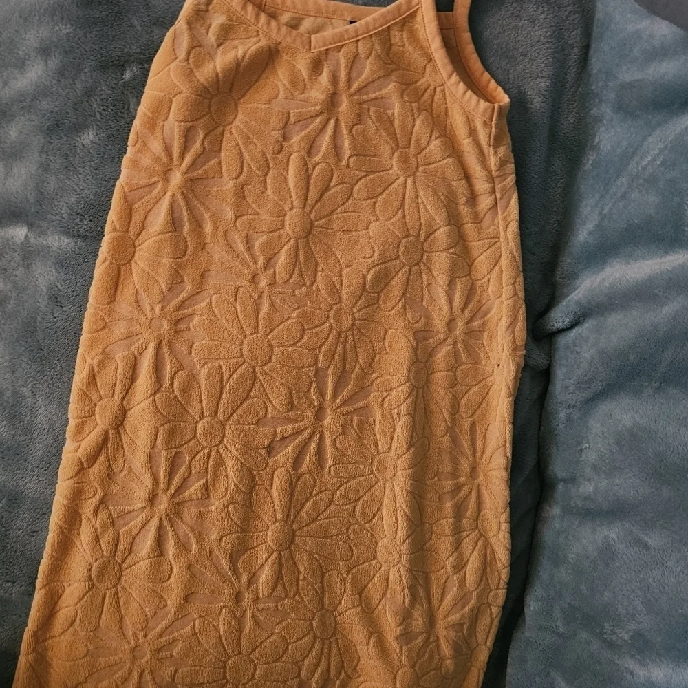 Old Navy Kids Dress in Warm Floral Pattern